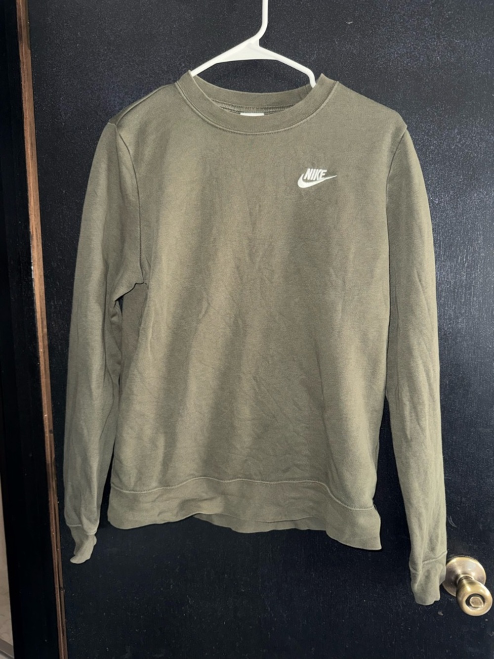 Nike Olive Green Crewneck Sweatshirt